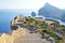 Viewing platform with a seaview on mallorca