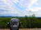 Viewing scope on Hogback Mountain in Vermont