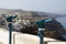 Viewing telescope binocular santorini greek island