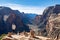 Viewpoint Angel`s Landing, Zion National Park, Utah, USA