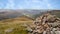 Viewpoint cairn on Wet Side Edge, Lake District