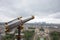 The viewpoint in the Eiffel Tower in Paris, France