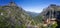 Viewpoint on Geiranger Trollstigen mountain road in South Norway