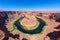 Viewpoint at Horseshoe Bend - Grand Canyon with Colorado River - Located in Page, Arizona - United States
