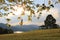 Viewpoint at lake tegernsee, germany