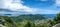 Viewpoint landscape city and sea at phuket