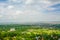 Viewpoint at Mandalay Hill is a major pilgrimage site. A panoramic view of Mandalay from the top of Mandalay Hill