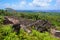 Viewpoint marae Huahine island French Polynesia