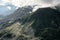 Viewpoint of mountain range highest on fog in Tram Ton Pass