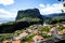 viewpoint over Faial and the Penha de Ãguia or eagle rock, Madeira, Portugal