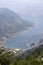 Viewpoint of panorama of Kotor of the Adriatic Sea from observation deck on the top of the mountain, Kotor, Montenegro