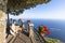 Viewpoint in Pogerola village, Amalfi coast, Italy