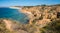 Viewpoint at ponta da piedade, coastal landscape lagos