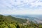 Viewpoint from the top of Brunate. Italy. Views of landscape from the Lighthouse named Alessandro Volta.