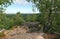 Viewpoint of trois pignons french national forest