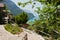 Viewpointy at the path to Kabak beach, Lycian way near Fethiye