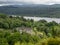 Views of Achray lake from Ben A\\\' an hill, Scotland