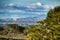 Views of the Alicante mountains in a cloudy day