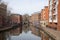 Views along the River Kennet in Reading, Berkshire in the UK