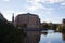 Views along the shore at Leith, Edinburgh, Scotland in the UK