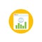 Views analytics icon for web