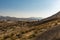 Views of the arid and colorful landscape of Painted Hills