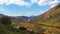 Views around Beddgelert a village in Snowdonia and Llyn Dinas