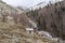 Views of the Baserca reservoir valley in winter, Aran Valley