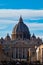 Views of Basilica de San Pietro building. Vatican City, Italy