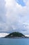 Views of the bay of San Sebastian, Mount Urgull