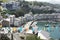 Views of the boats in port of Luarca, Asturias