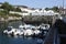 Views of the boats in port of Luarca, Asturias