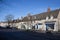 Views of businesses on Corn Street in Witney, Oxfordshire in the UK