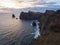 Views of Canical at Cape Ponta de Sao Lourenco, Canical, East coast of Madeira Island, Portugal. Scenic landscape of