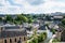 Views of the city of luxembourg under the blue sky