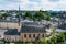 Views of the city of luxembourg under the blue sky