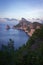 Views from Colomer viewpoint in Formentor Spain