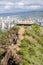 Views from the Diamond Head volcano lookout