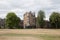 Views of Edinburgh over Bruntsfield Links park in Scotland