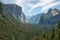 Views of El Capitan and Half Dome, Yosemite
