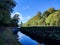 Views of the grounds of Fountains abbey in North Yorkshire England United Kingdom