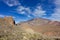 Views from Guajara mountain and surrounding area near Teide in Tenerife Spain