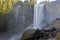 Views hiking along the Mist Trail up to Vernal Fall, Yosemite