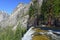 Views hiking along the Mist Trail up to Vernal Fall, Yosemite