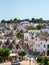 Views of the historic district of Alberobello.