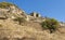 Views of the Karaite kenasa(prayer houses). Medieval cave city-fortress Chufut-Kale.