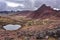 Views of lake Huampococha from Anta Pass. Ausangate, Cusco, Peru