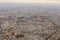 Views of the landscape of the city of Paris and the CathÃ©drale Saint-Louis des Invalides from the Eiffel Tower