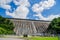 Views of man made dam at lake fontana great smoky mountains nc