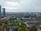 Views of Manchester from the lookout of Beetham Tower also known as the Hilton Tower, in England, United Kingdom